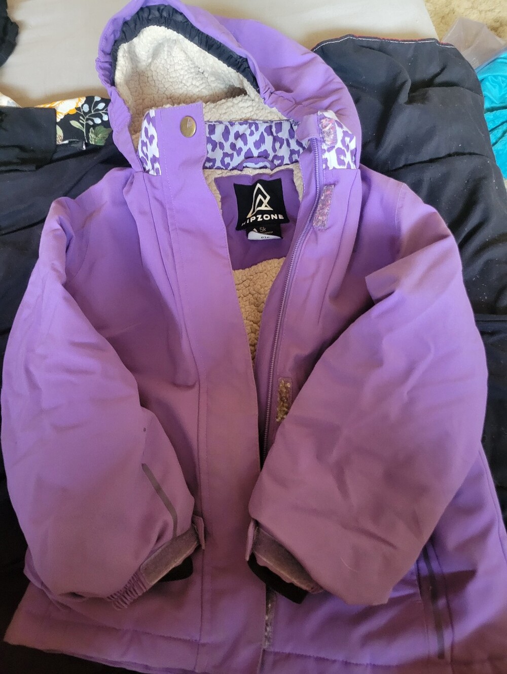 Girls' Purple Winter Jacket